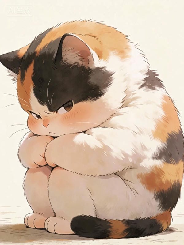 ảnh mèo giận cute 9