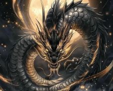 Chiêm ngưỡng 130+ ảnh rồng đen siêu ngầu đậm chất fantasy