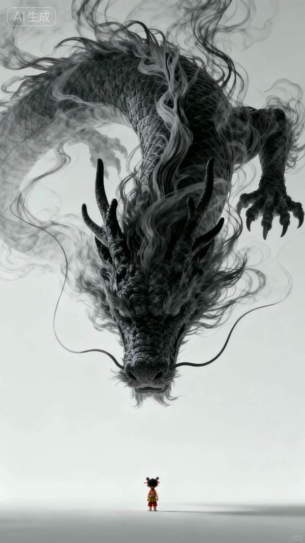 ảnh rồng đen mắt đỏ