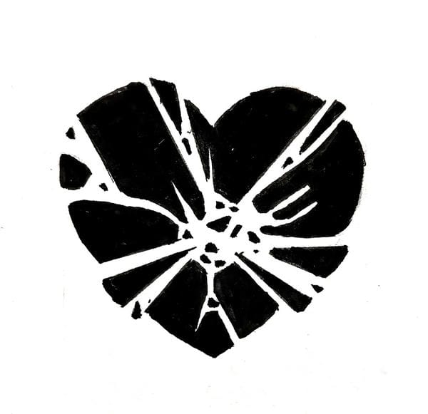 ảnh trái tim đen 16