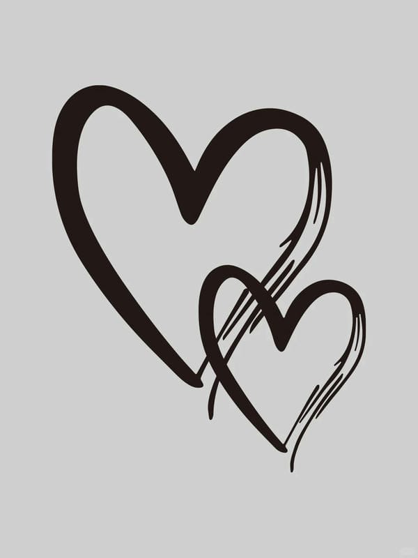 ảnh trái tim đen 17