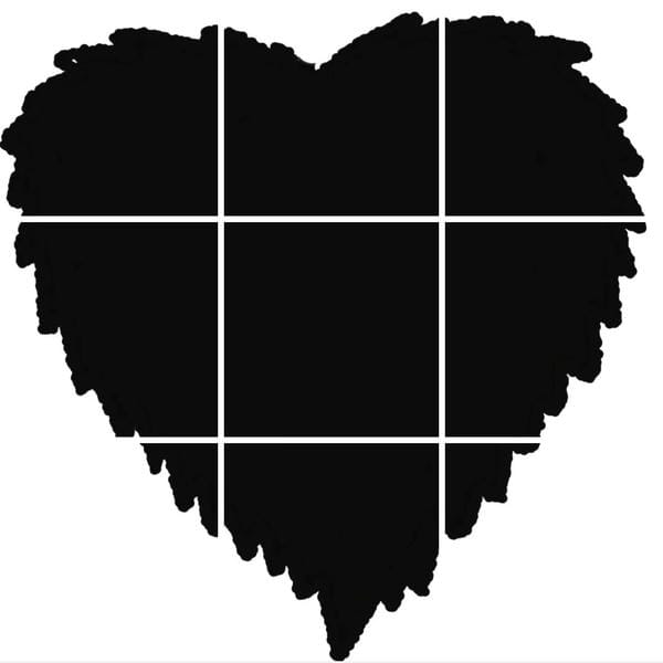 ảnh trái tim đen 19