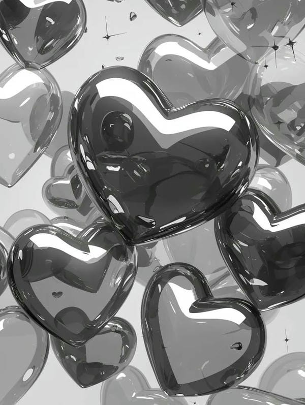 ảnh trái tim đen 3