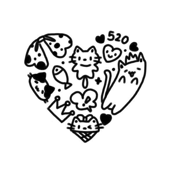 ảnh trái tim đen 7