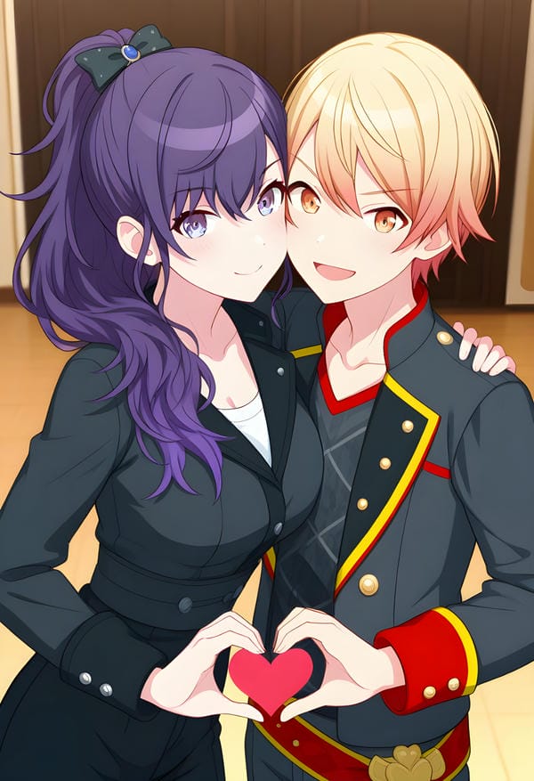 hình ảnh anime cặp đôi cute 15