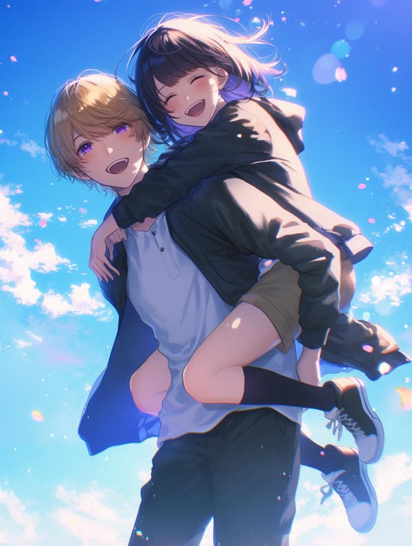 hình ảnh anime cặp đôi cute 18