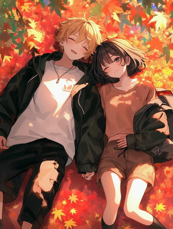 hình ảnh anime cặp đôi cute 23