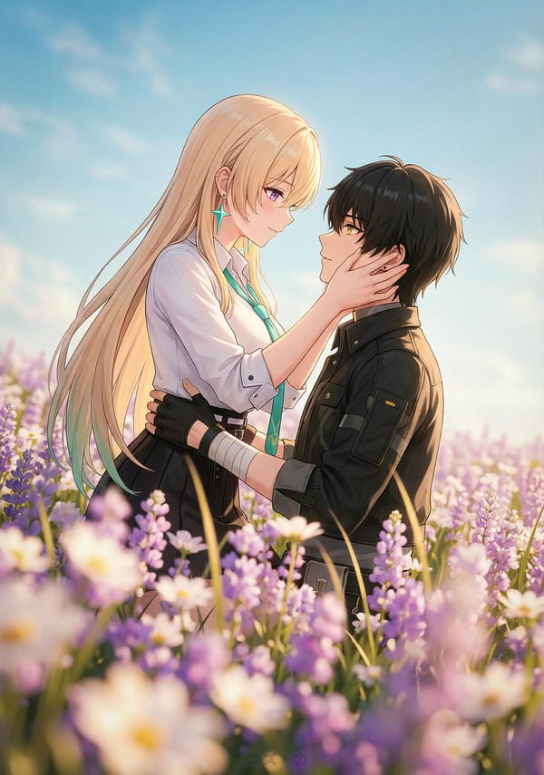 hình ảnh anime cặp đôi cute 6