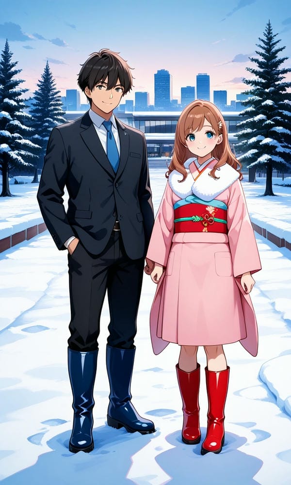 hình ảnh cặp đôi yêu nhau anime