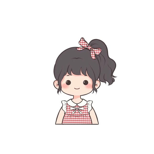 hình ảnh chibi nữ cute đơn giản 16