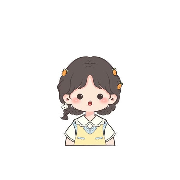 hình ảnh chibi nữ cute đơn giản 17