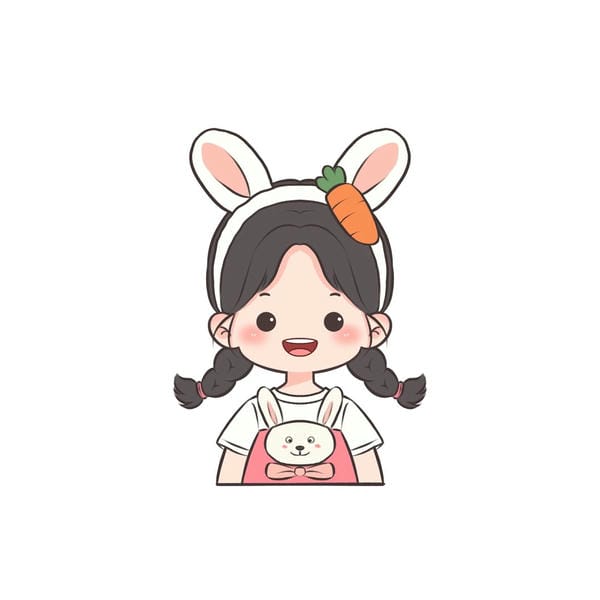 hình ảnh chibi nữ cute đơn giản 19