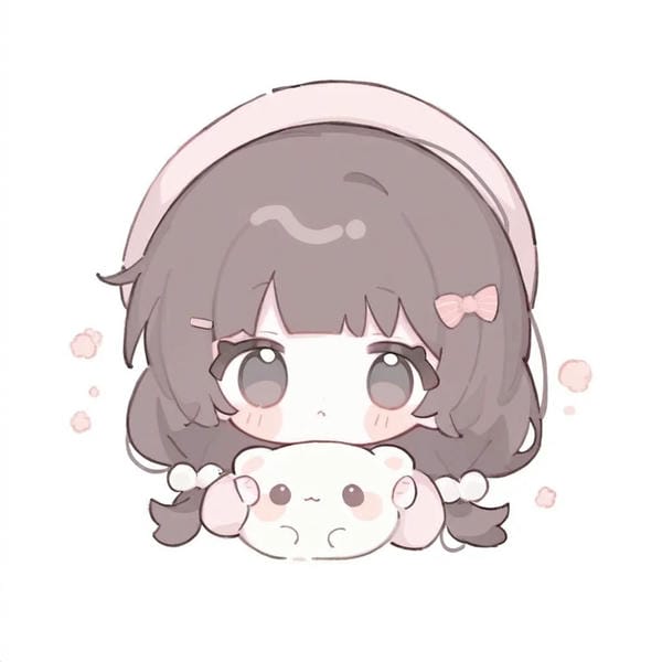 hình ảnh chibi nữ cute đơn giản 27