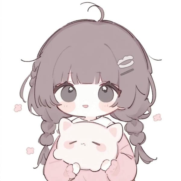 hình ảnh chibi nữ cute đơn giản 28