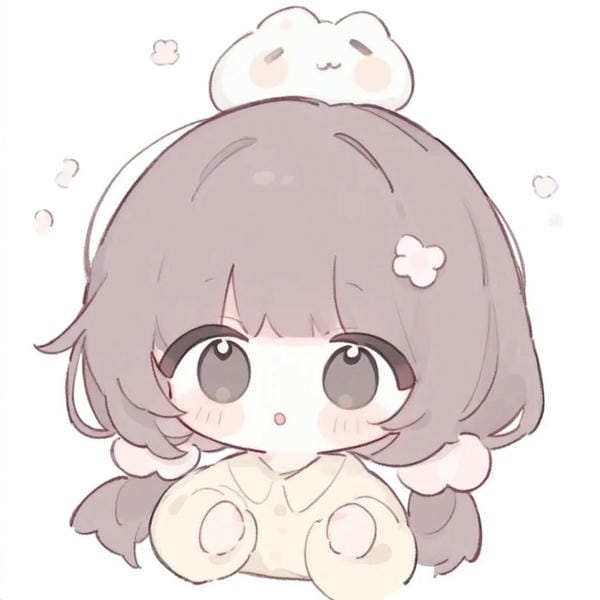 hình ảnh chibi nữ cute đơn giản 29