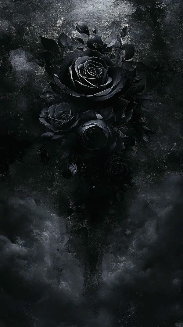 hình ảnh về hoa hồng đen