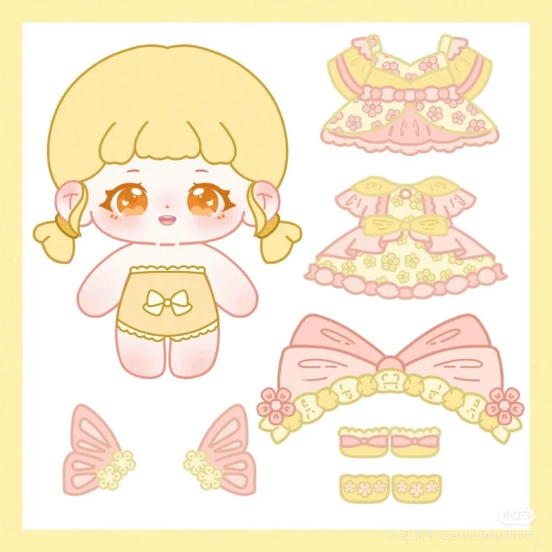 ảnh búp bê giấy