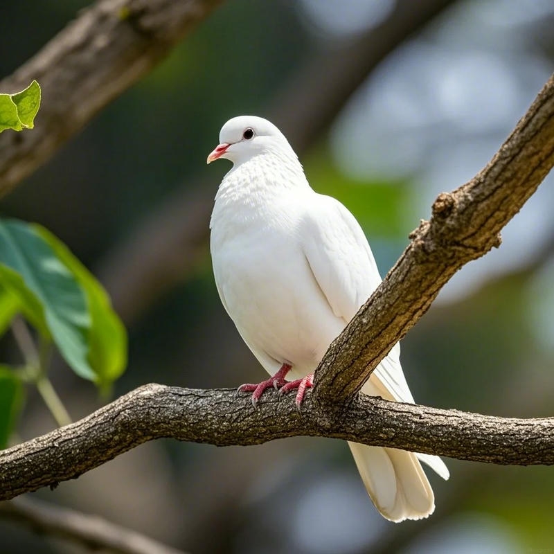ảnh chim bồ câu trắng