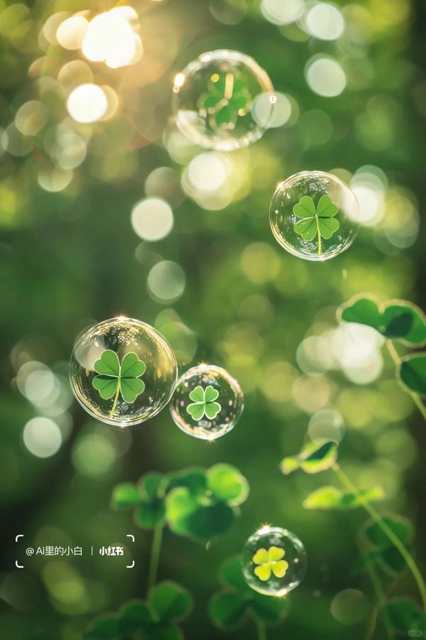 ảnh cỏ 4 lá may mắn đẹp 10