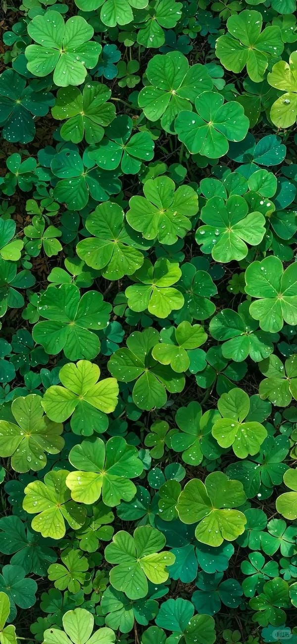 ảnh cỏ 4 lá may mắn đẹp 7