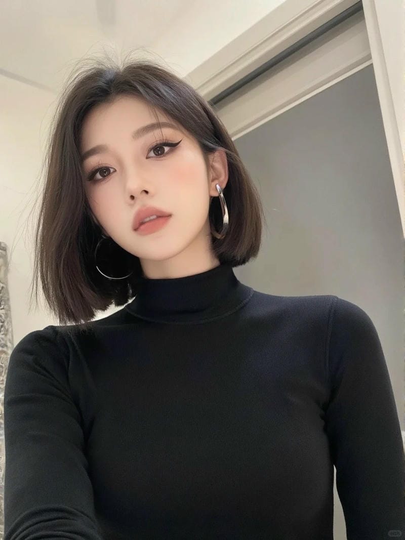 ảnh hot girl tóc ngắn 3