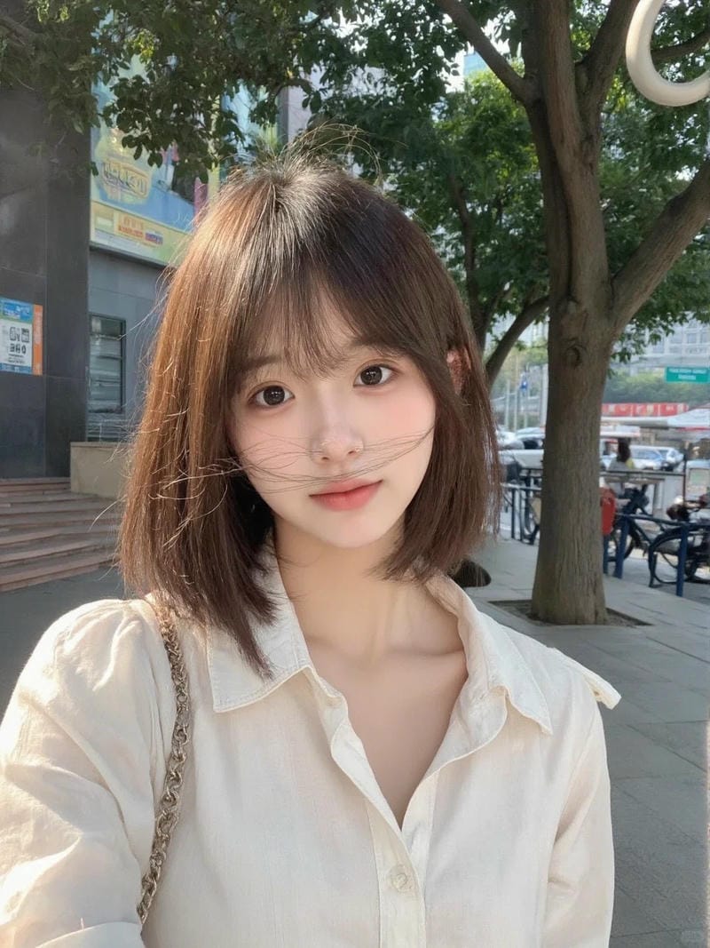 ảnh hot girl tóc ngắn 9