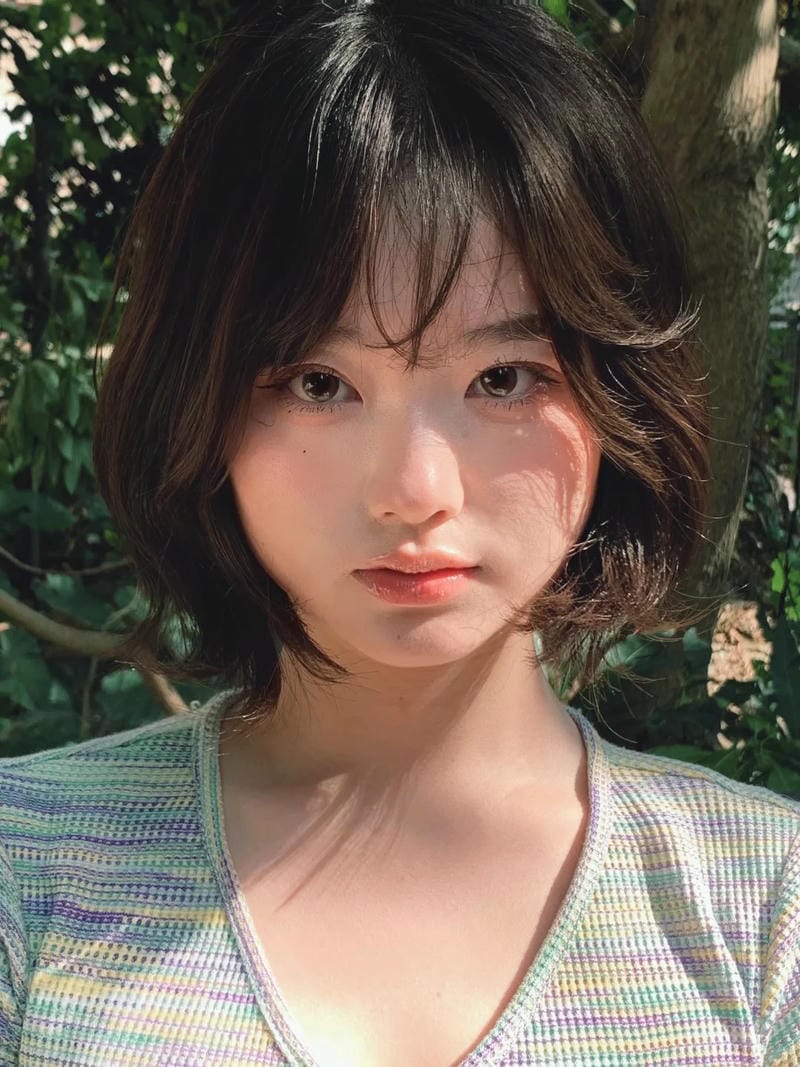 ảnh hot girl tóc ngắn bikini