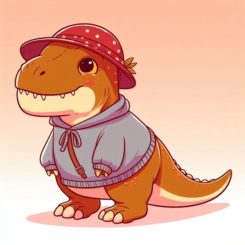 ảnh khủng long cute 12