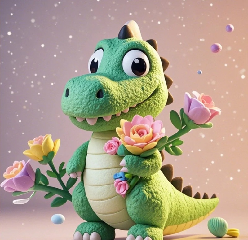 ảnh khủng long cute 33