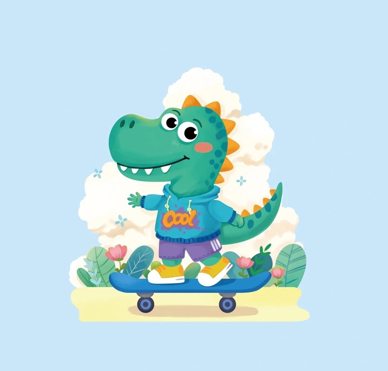 ảnh khủng long cute 34