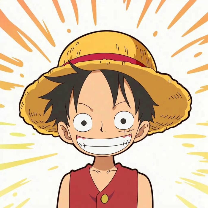 ảnh luffy cười 1