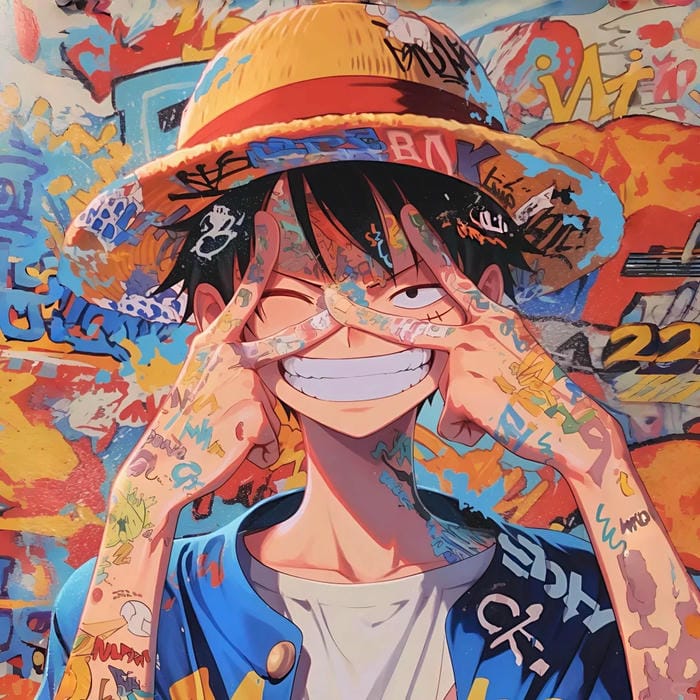 ảnh luffy cười 4