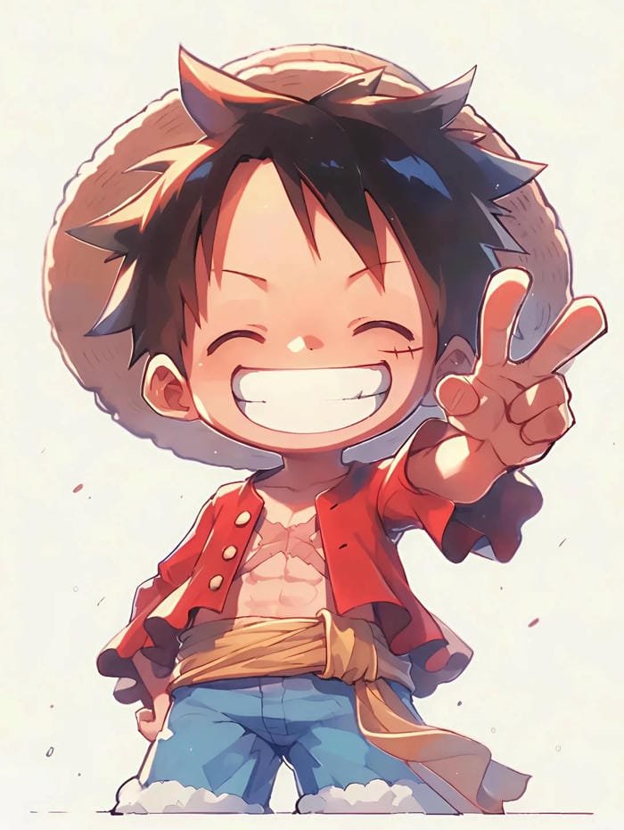 ảnh luffy cười 5