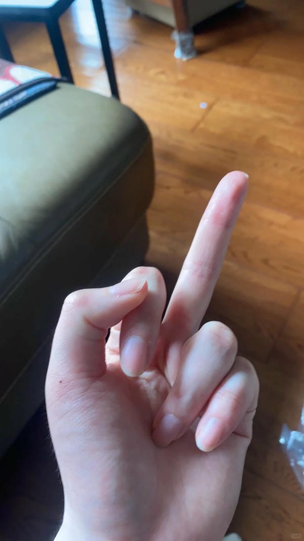 ảnh ngón giữa 14