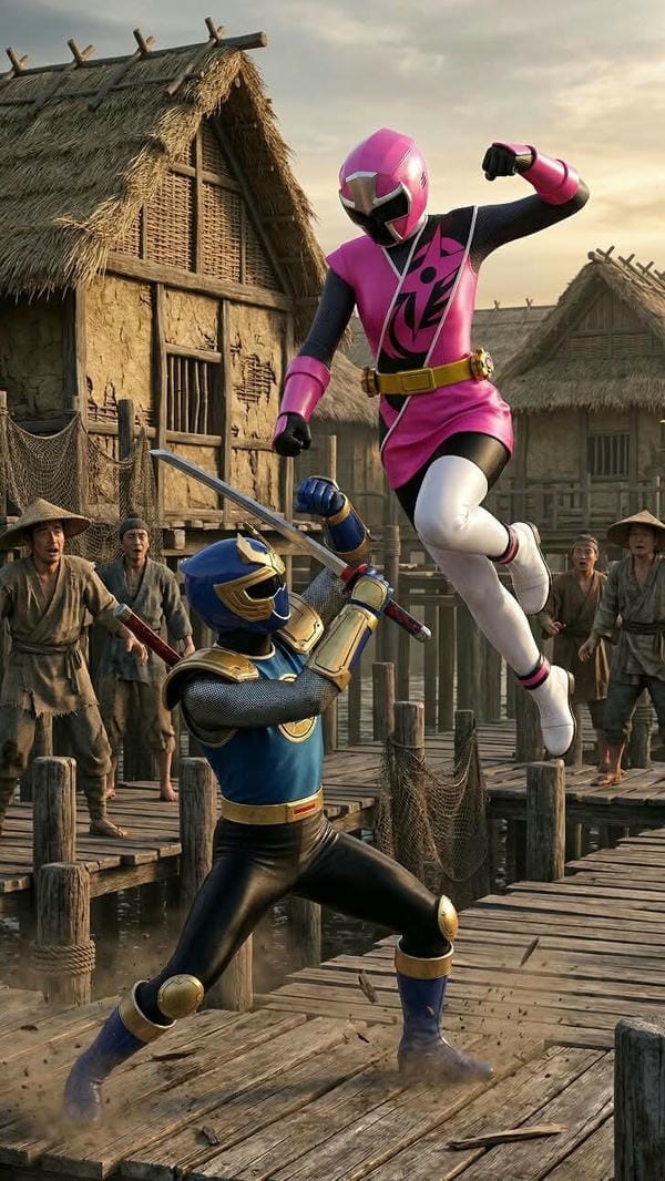 ảnh siêu nhân gao hồng