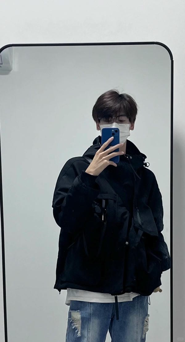 ảnh trai đẹp đeo khẩu trang 11