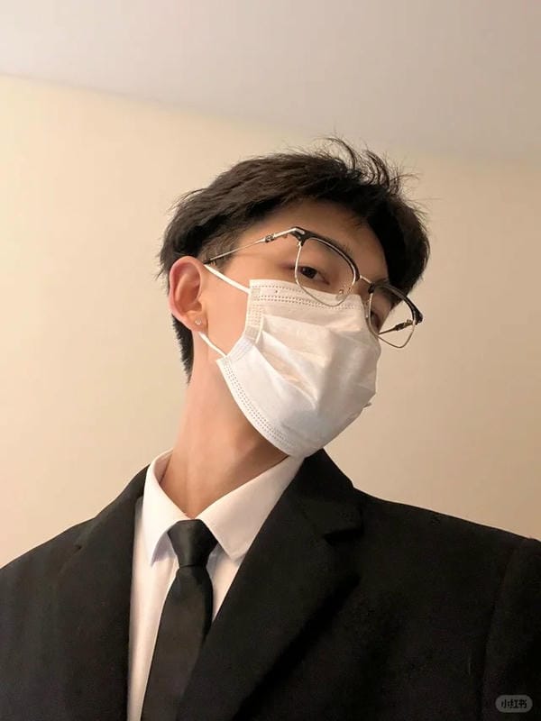 ảnh trai đẹp đeo khẩu trang 9