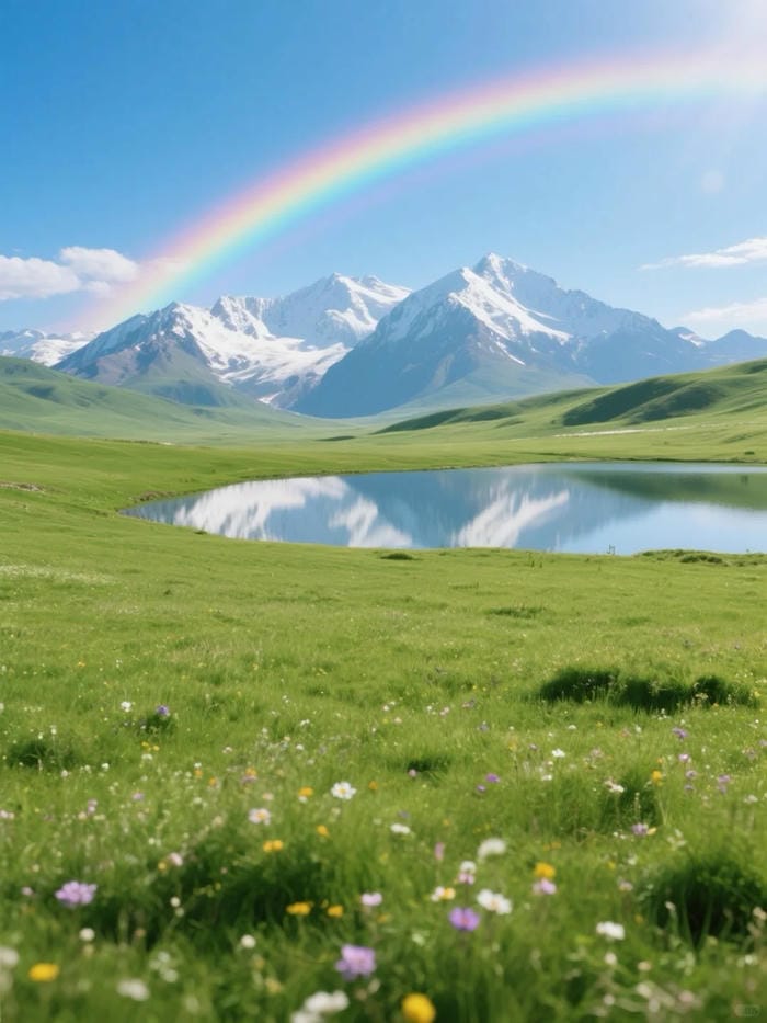 hình ảnh bảy sắc cầu vồng