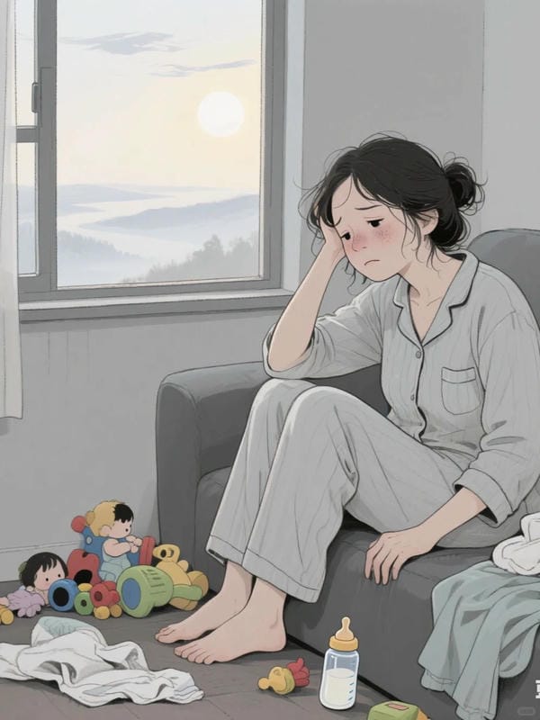 hình ảnh buồn mệt mỏi