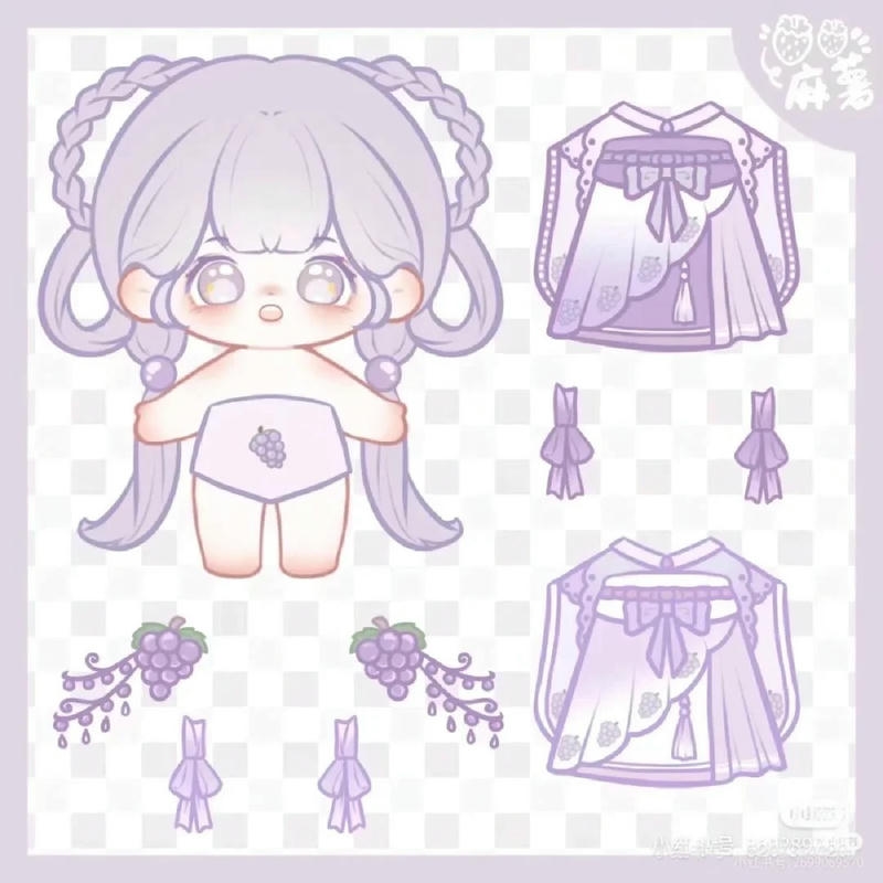 hình ảnh búp bê giấy 1