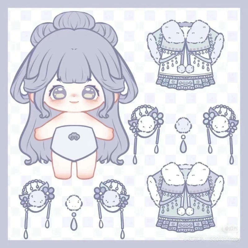 hình ảnh búp bê giấy 11