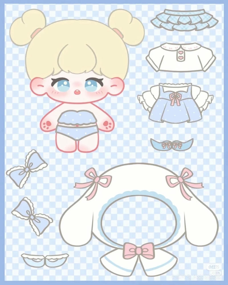 hình ảnh búp bê giấy 16