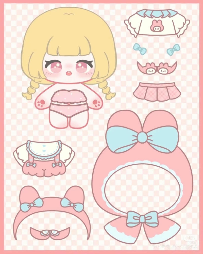 hình ảnh búp bê giấy 17