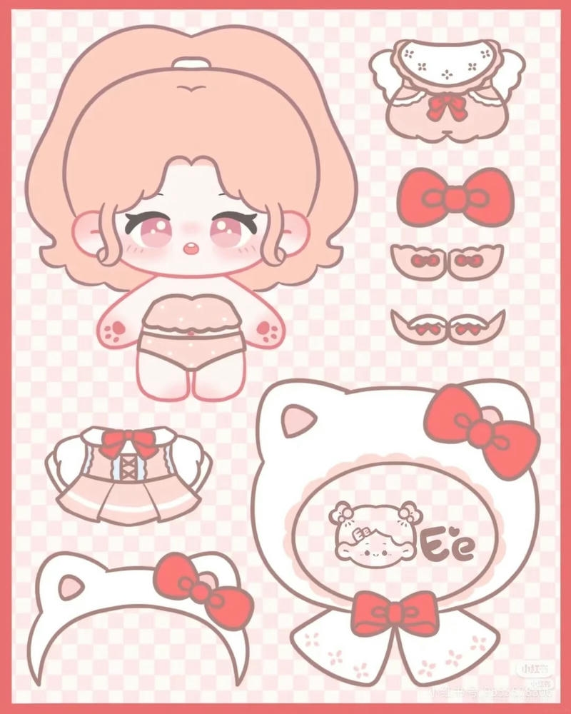 hình ảnh búp bê giấy 18