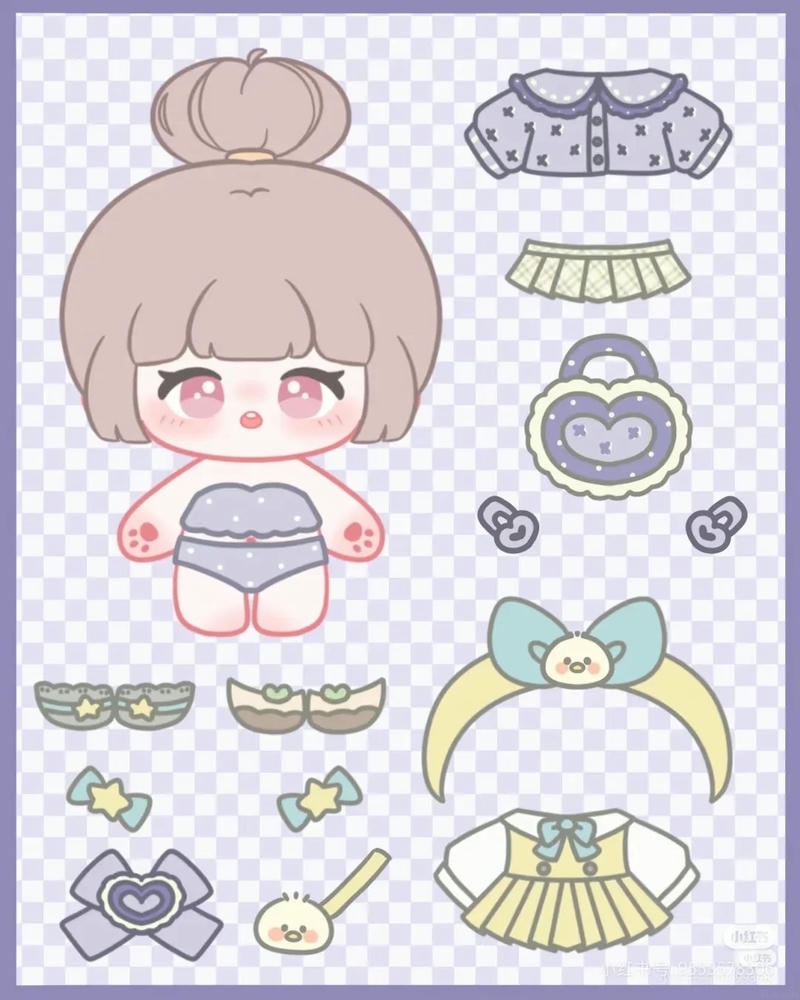 hình ảnh búp bê giấy 19