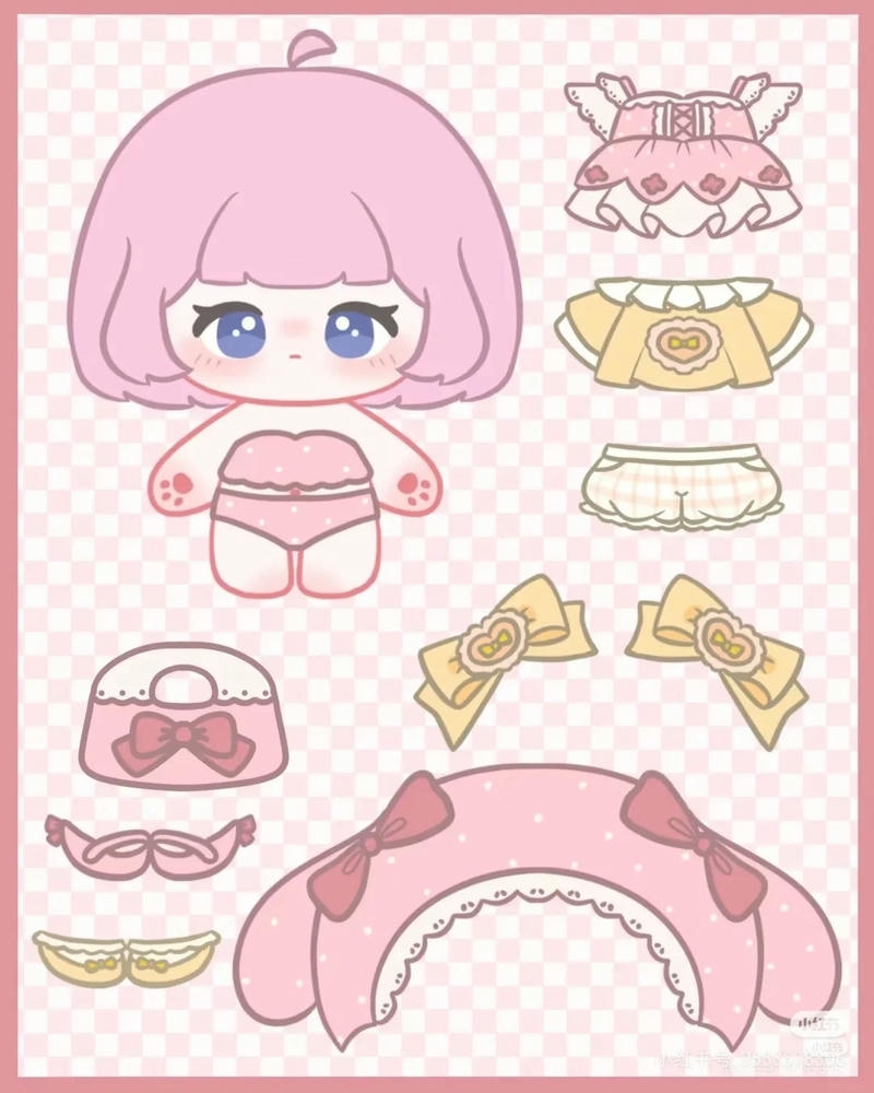 hình ảnh búp bê giấy 21