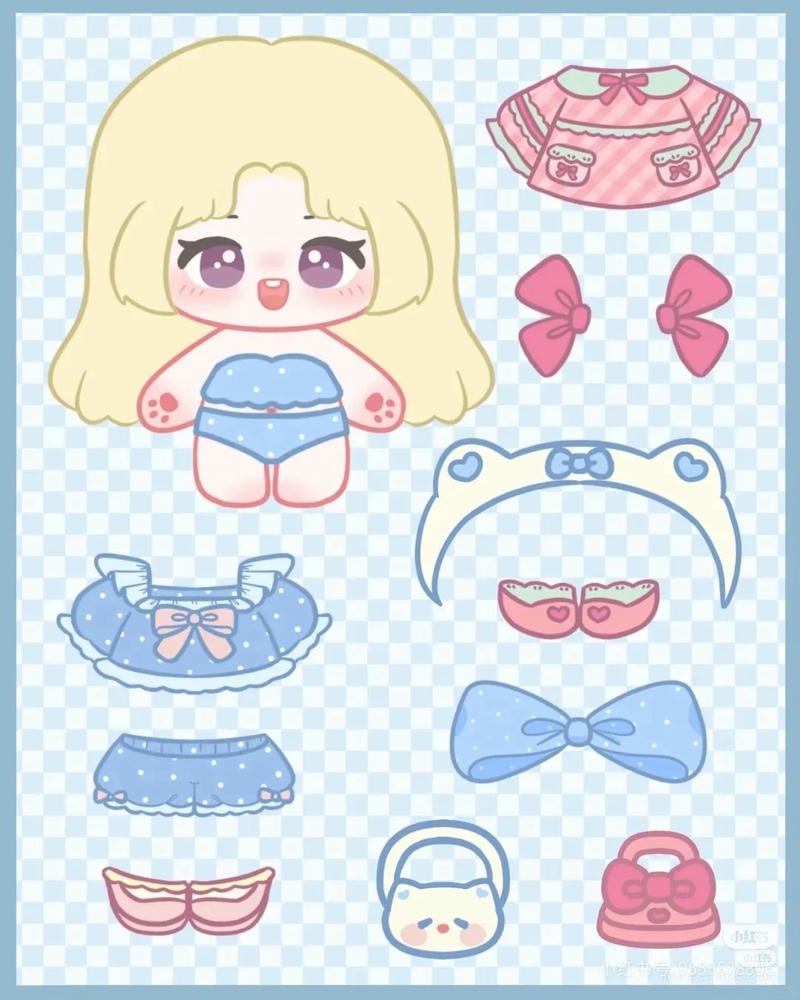 hình ảnh búp bê giấy 22