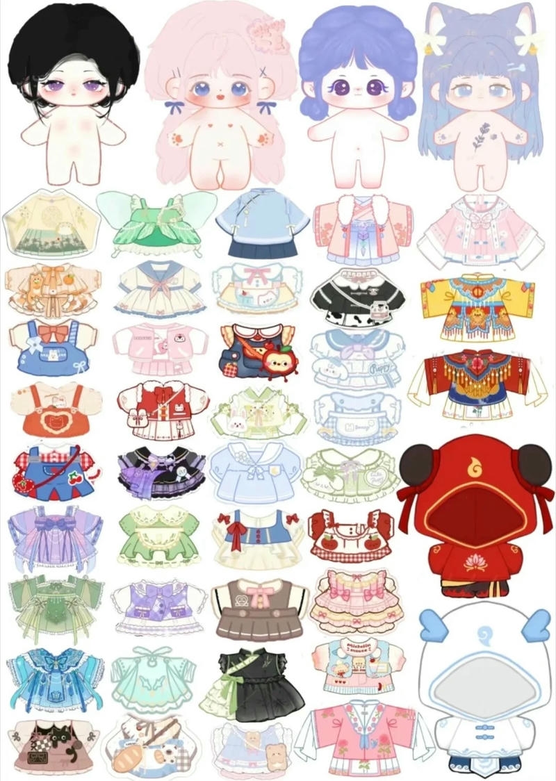 hình ảnh búp bê giấy 35