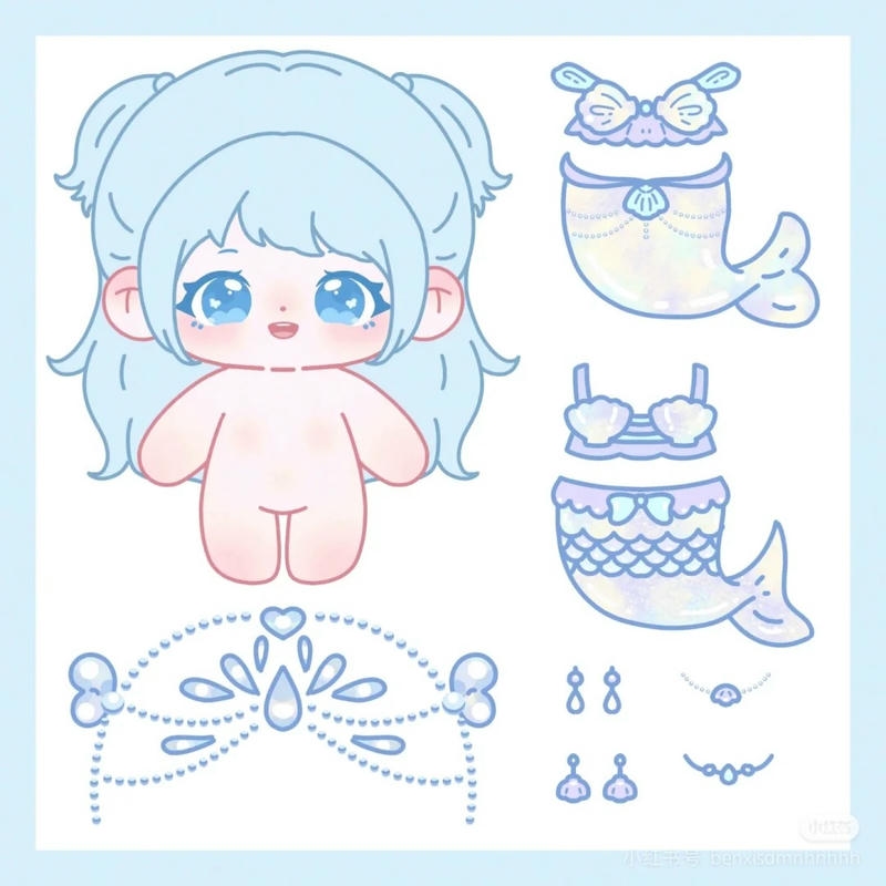 hình ảnh búp bê giấy 37