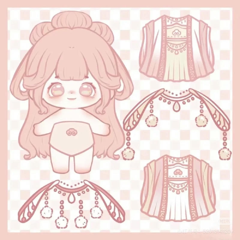 hình ảnh búp bê giấy 6